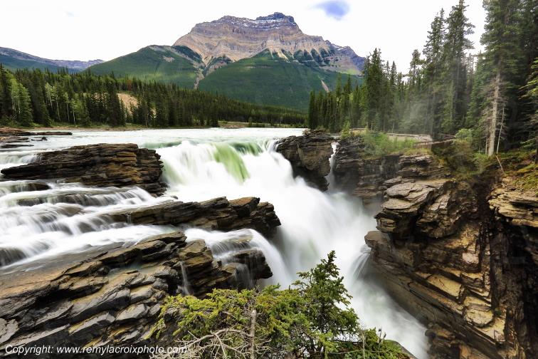 Jasper National Park Athabasca Falls Alberta Canada www.remylacroixphoto.com