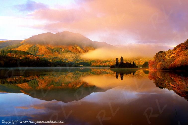 Loch Achray The Trossachs Ecosse Scotland Grande-Bretagne Great-Britain