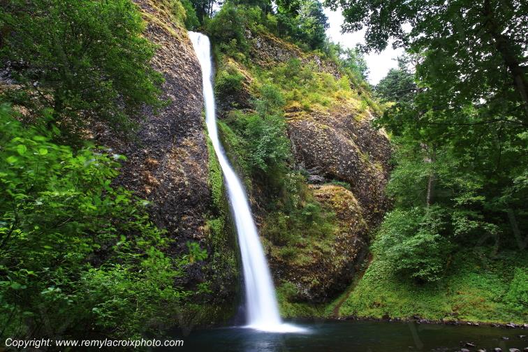 Horsetail Falls Columbia River Gorge Oregon USA www.remylacroixphoto.com