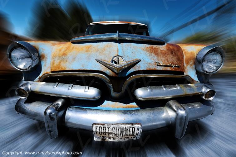 Dodge Royal 1955 wreck Route 66 Santa Rosa New-Mexico USA www.remylacroixphoto.com