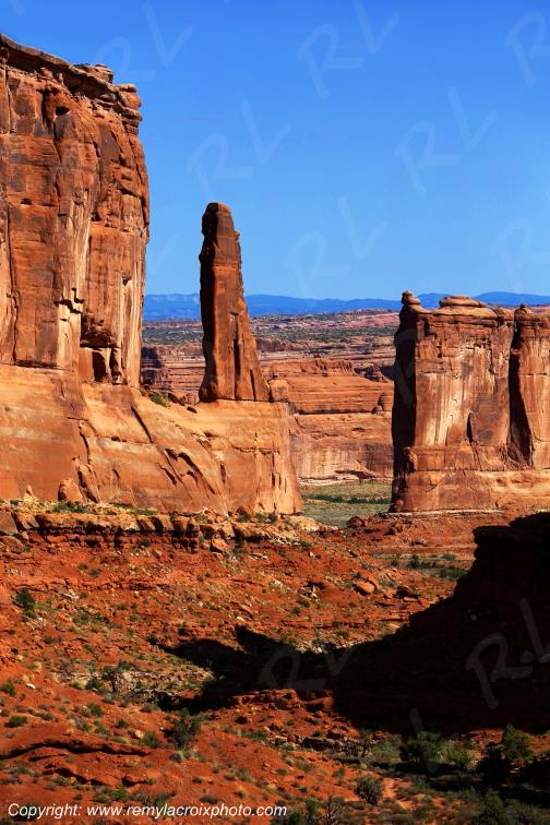 Park Avenue Arches National Park Utah USA