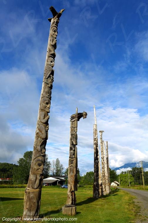 Kitwanga Totems British Columbia Canada Natives Indians www.remylacroixphoto.com