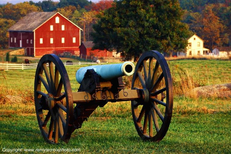 Gettysburg National Battlefield Civil War Pennsylvania Pennsylvanie USA www.remylacroixphoto.com