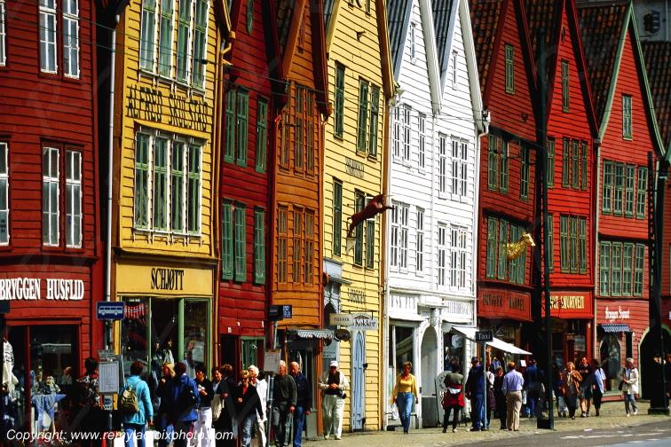 Bergen harbor Bryggen dock Norv�ge Norway www.remylacroixphoto.com