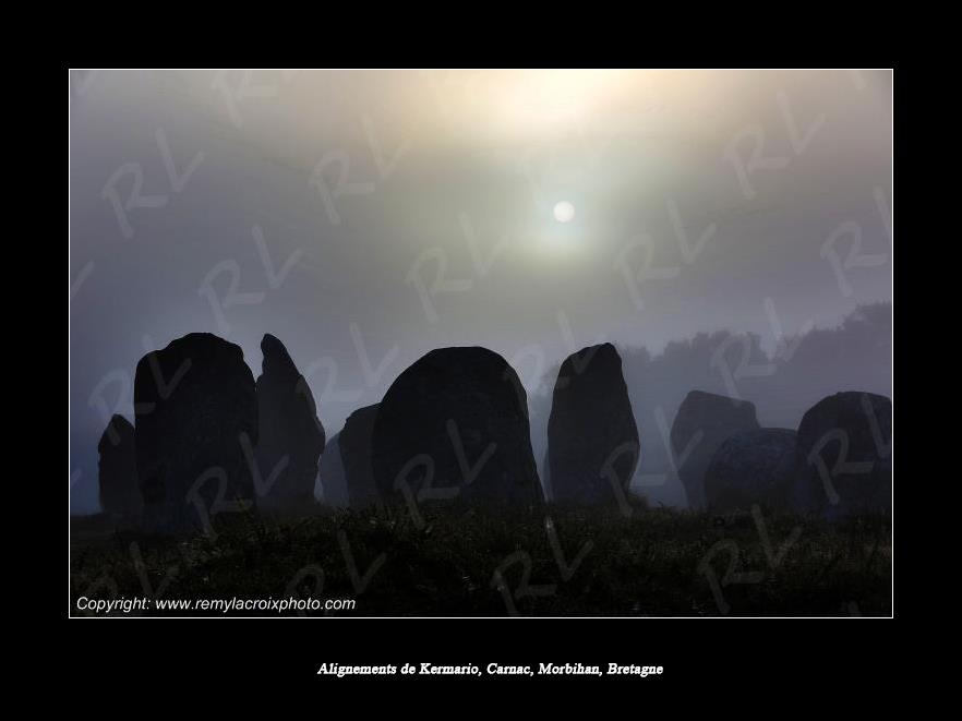 Alignements de Kermario Carnac Morbihan Bretagne France