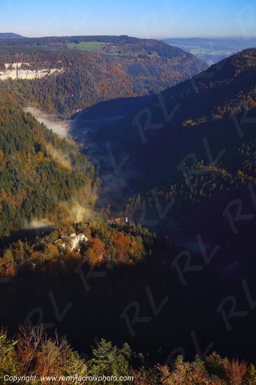 Belv�d�re de la Roche du Pr�tre Vall�e de la Loue Doubs Bourgogne Franche-Comt� France www.remylacroixphoto.com
