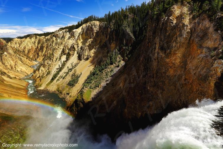 Lower Fall Grand Canyon Yellowstone National Park Wyoming USA www.remylacroixphoto.com