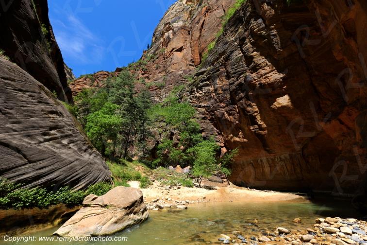 Riverside Walk Zion National Park Utah USA