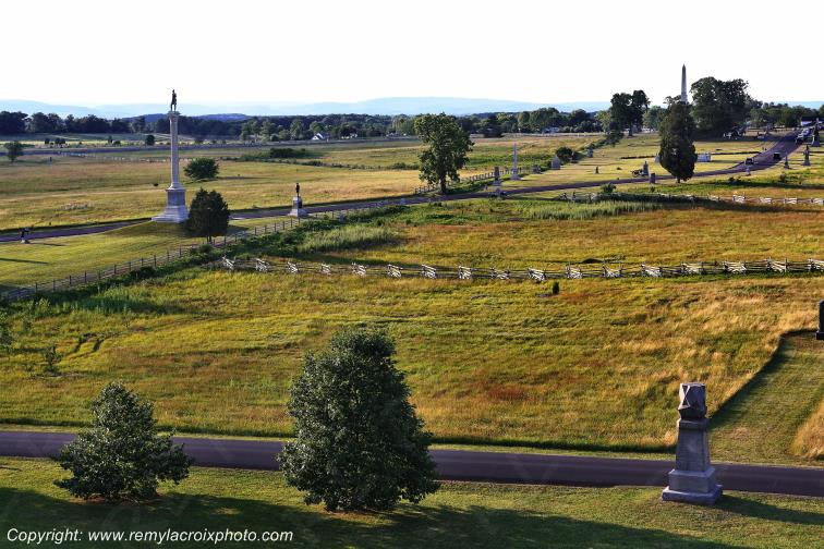 Gettysburg National Battlefield Pennsylvania Pennsylvanie USA www.remylacroixphoto.com