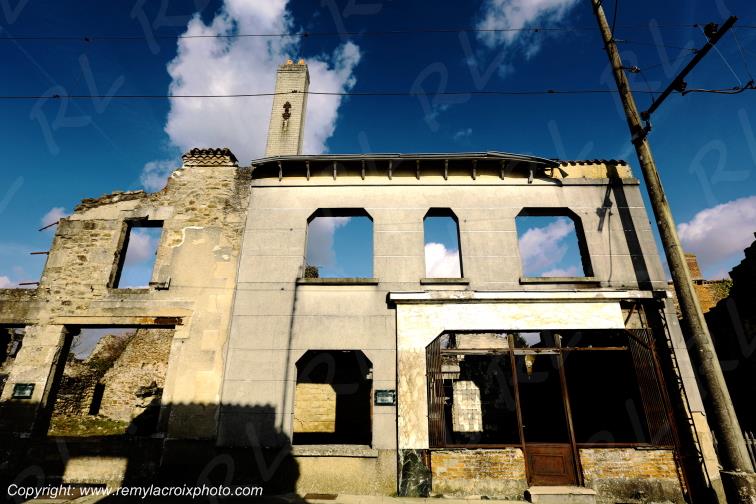 Village martyr de Oradour sur Glane Haute-Vienne France
