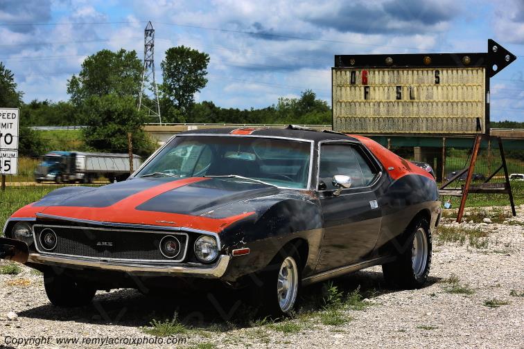Mount Olive Route 66 AMC Javelin AMX 1972 Illinois USA www.remylacroixphoto.com
