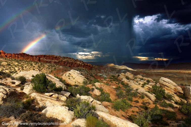 Salt Valley Overlook Arches National Park Utah USA
