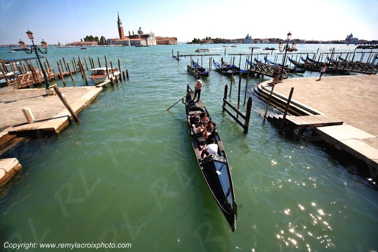 Venise San Marco gondoles V�n�tie Italie Italy Italia www.remylacroixphoto.com