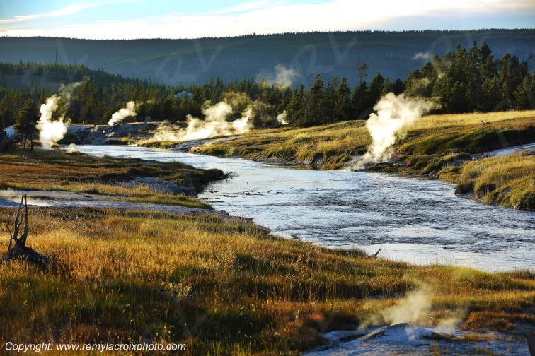 Upper Geyser Basin Yellowstone National Park Wyoming USA www.remylacroixphoto.com