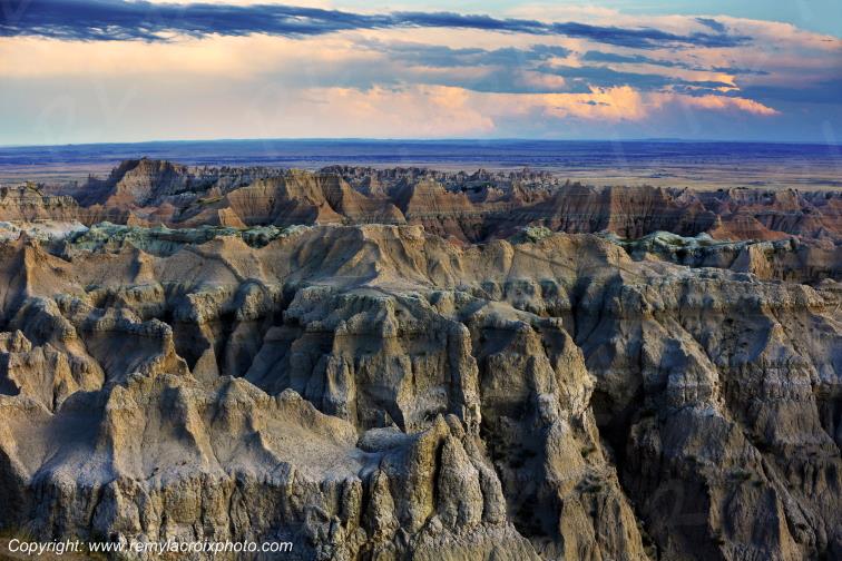 Pinnacles Overlook Badlands National Park South Dakota USA