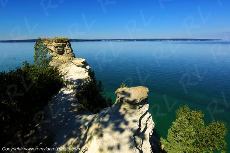 Pictured Rocks National Lakeshore Lake Superior Michigan USA