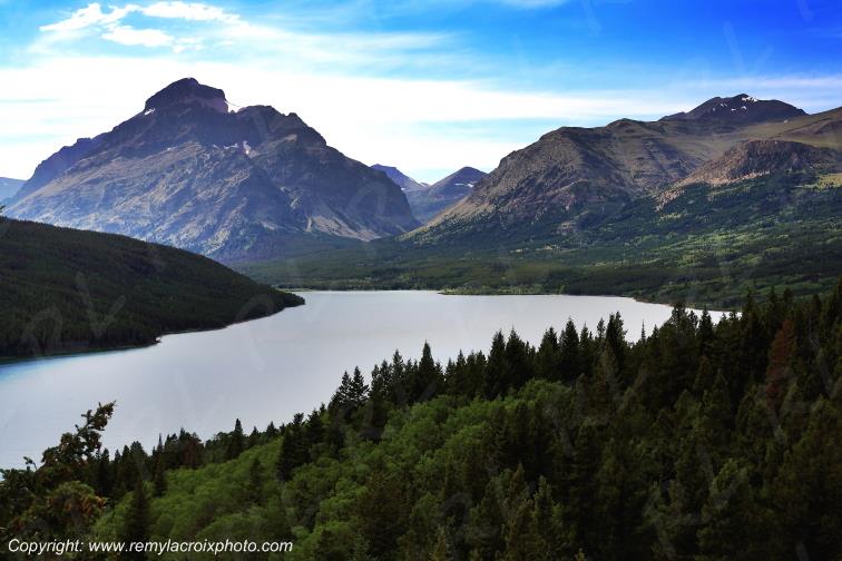 Two Medecine Lake Glacier National Park Montana USA www.remylacroixphoto.com
