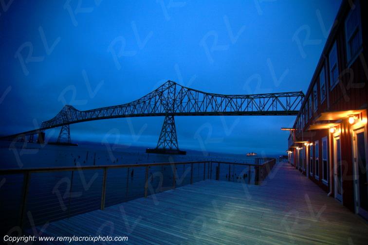 Astoria Bridge Columbia River Pacific Oregon USA www.remylacroixphoto.com