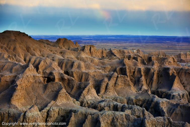 Pinnacles Overlook Badlands National Park South Dakota USA