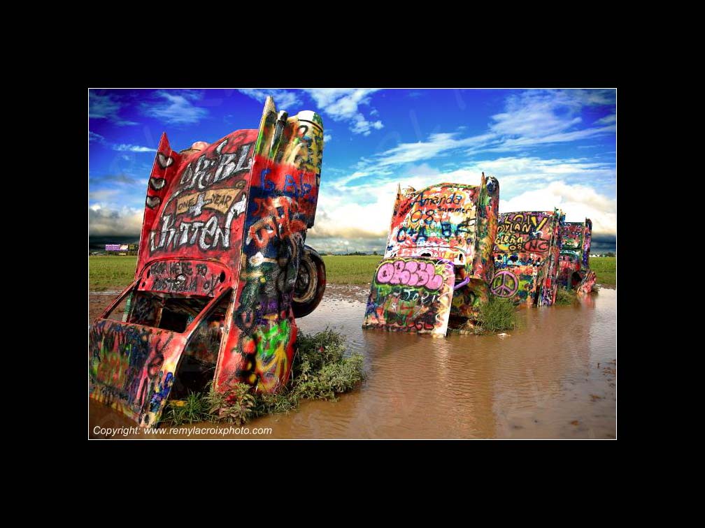 Cadillac Ranch Amarillo Route 66 Texas USA