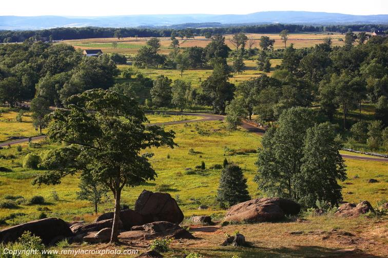 Gettysburg National Battlefield Pennsylvania Pennsylvanie USA www.remylacroixphoto.com