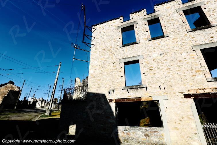 Village martyr de Oradour sur Glane Haute-Vienne France