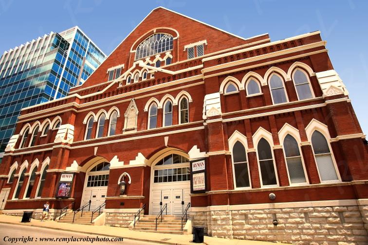 Ryman Auditorium country music city Nashville Tennessee USA www.remylacroixphoto.com