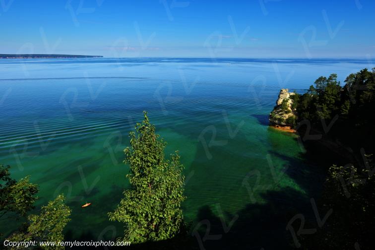 Pictured Rocks National Lakeshore Lake Superior Michigan USA