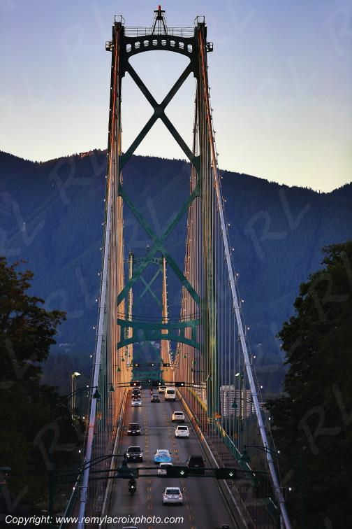 Lions Gate Bridge Vancouver British Columbia Canada www.remylacroixphoto.com