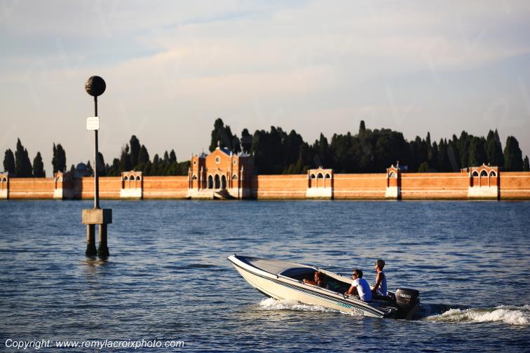 Venise Lagune Taxi boat V�n�tie Italie Italy Italia www.remylacroixphoto.com