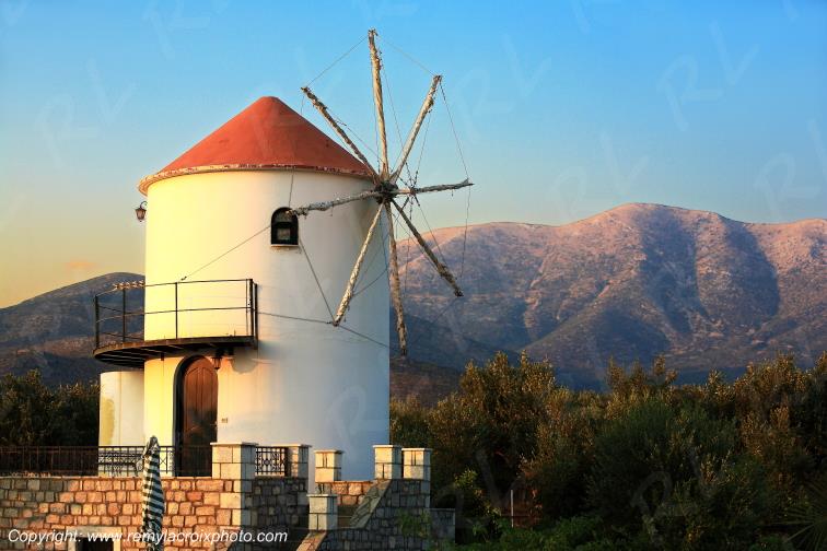 Geraki moulin P�loponn�se Gr�ce windmill Peloponnese Greece