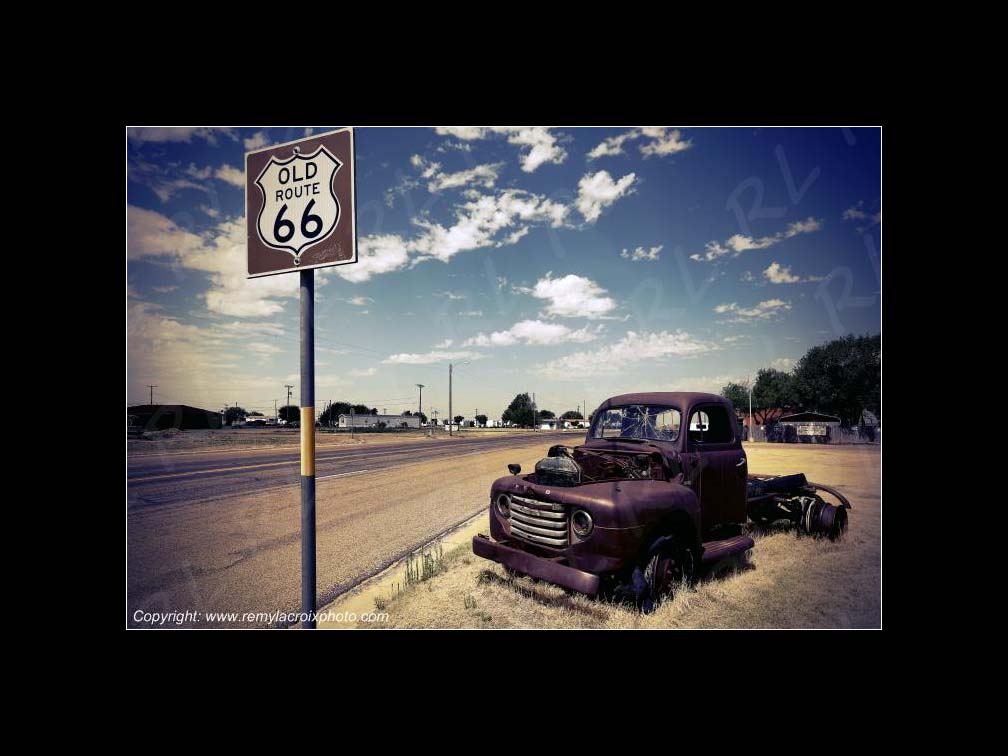 Old Ford Truck Route 66 VegaTexas USA