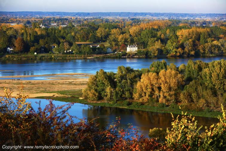 Candes Saint Martin confluence Loire et Vienne Indre et Loire Centre Val de Loire France