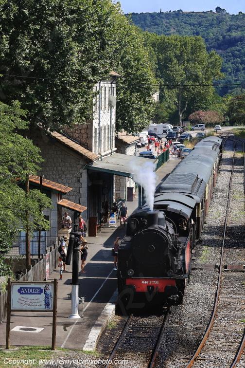 Anduze Gare Train � vapeur Gard Occitanie Languedoc Roussillon France www.remylacroixphoto.com