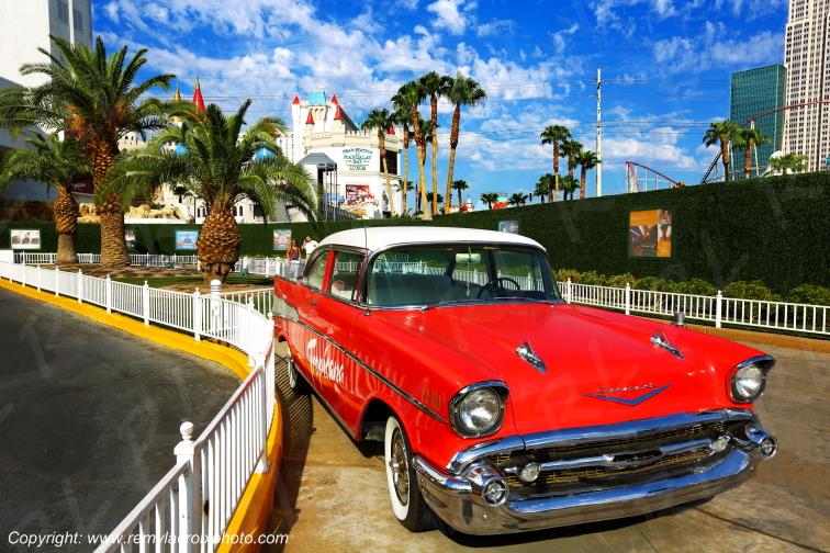 Chevy Bel Air 1957 The Strip Casino Las Vegas Nevada USA www.remylacroixphoto.com
