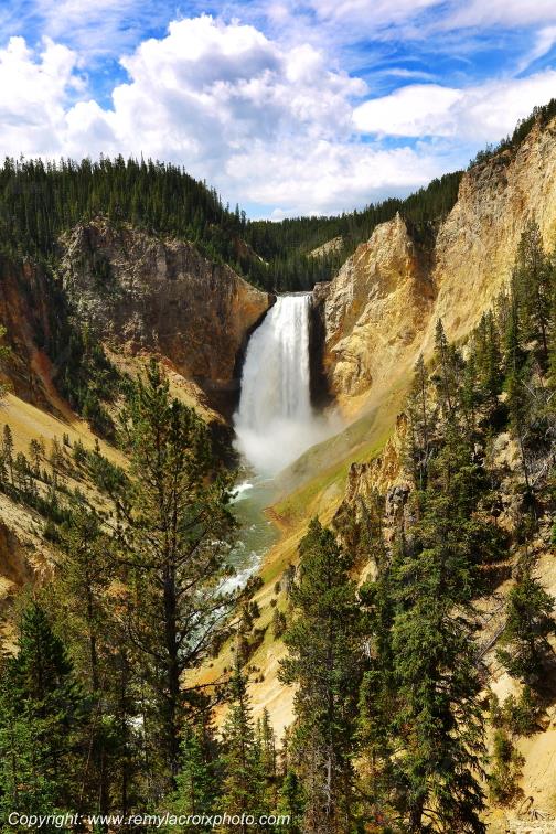 Grand Canyon Yellowstone National Park Wyoming USA www.remylacroixphoto.com