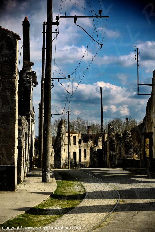 Village martyr de Oradour sur Glane Haute-Vienne France