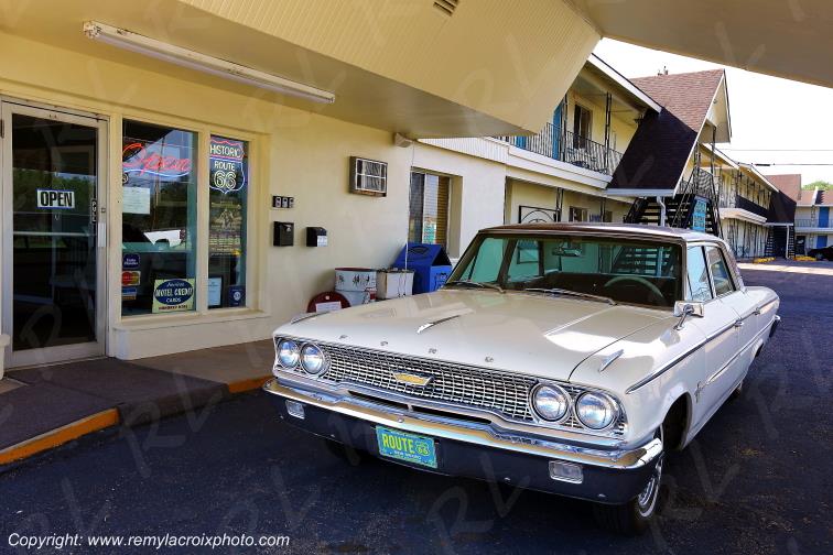 Ford Galaxie 1963 Route 66 Tucumcari New Mexico USA