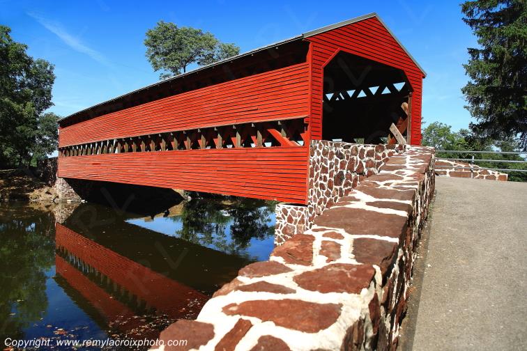 Sachs Bridge Gettysburg Pennsylvania Pennsylvanie USA www.remylacroixphoto.com