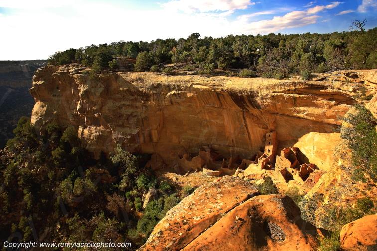 Square Tower Mesa Verde National Park Colorado USA www.remylacroixphoto.com