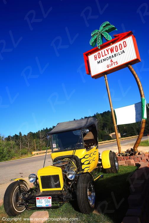 Hot-Rod Boondocks Fifties gas station Deadwood Black Hills South Dakota USA www.remylacroixphoto.com