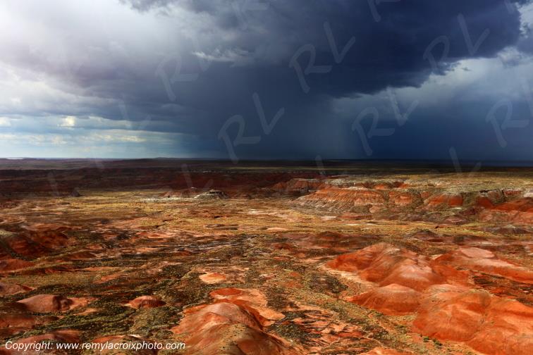 Painted Desert Petrified Forest National Park Arizona USA