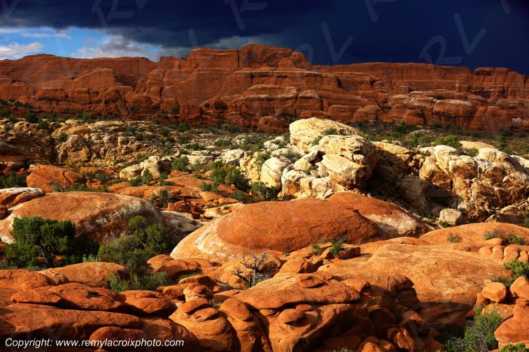 Salt Valley Overlook Arches National Park Utah USA