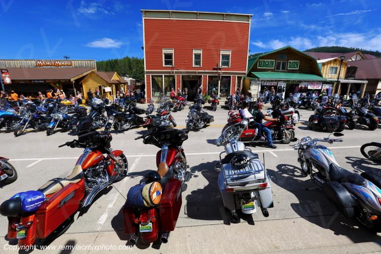 Harley-Davidson Hill City Bikers Black Hills South Dakota USA