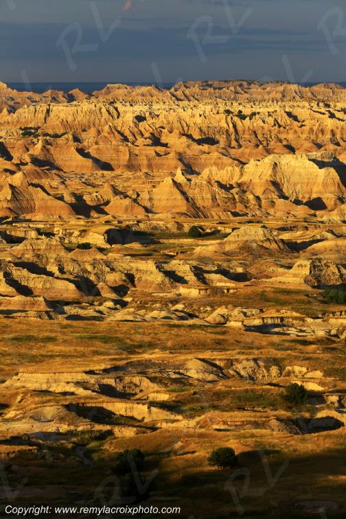 Pinnacles Overlook Badlands National Park South Dakota USA