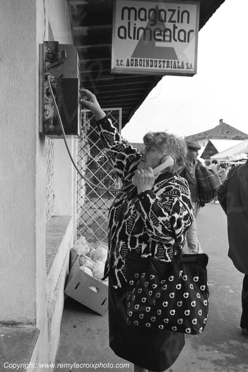 T�l�phone pour grand,march� de Sibiu,Roumanie