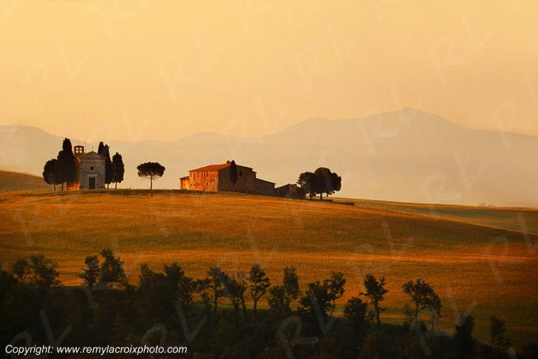 Vitaleta Church Mount Amiata Val d'Orcia Tuscany Italy Toscane Italie www.remylacroixphoto.com
