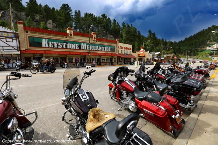 Keystone Bikers Black Hills South Dakota USA