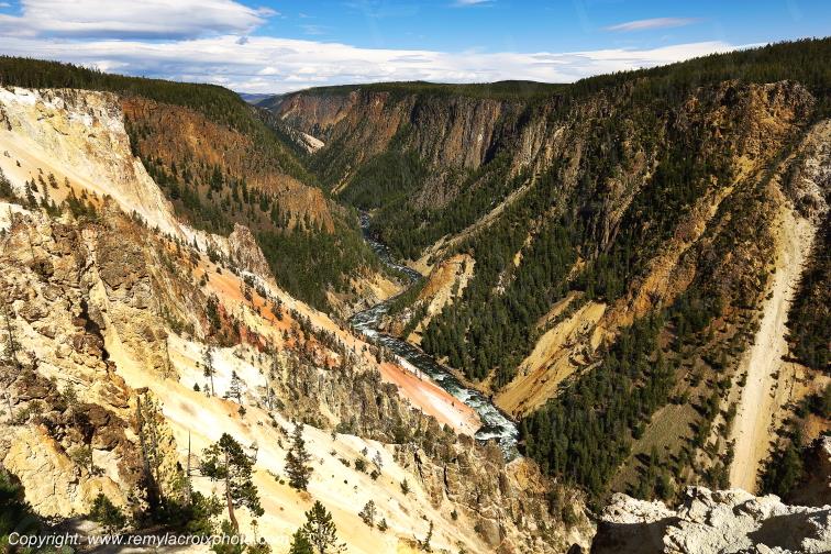 Grand Canyon Yellowstone National Park Wyoming USA www.remylacroixphoto.com