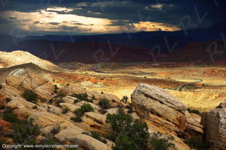 Salt Valley Overlook Arches National Park Utah USA